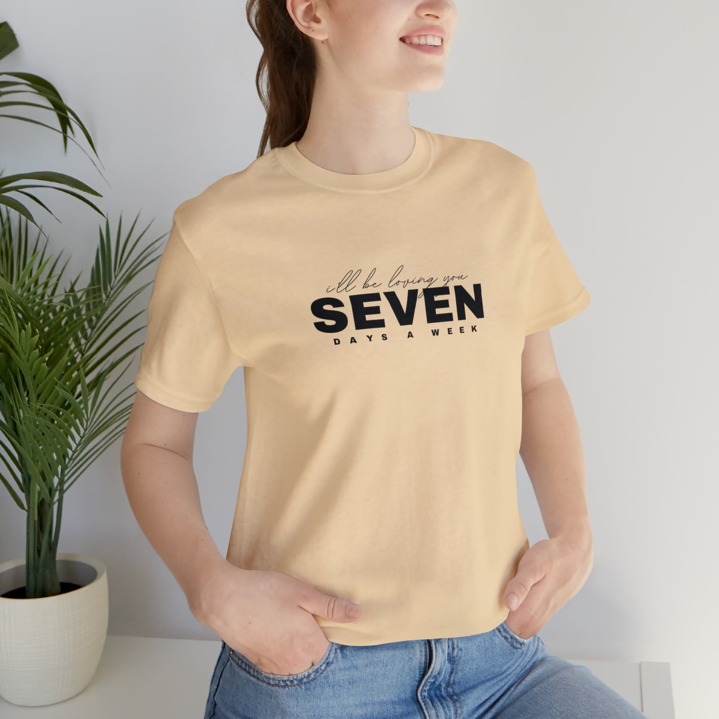 Jung Kook x SEVEN Days a Week Unisex Jersey Short Sleeve Tee