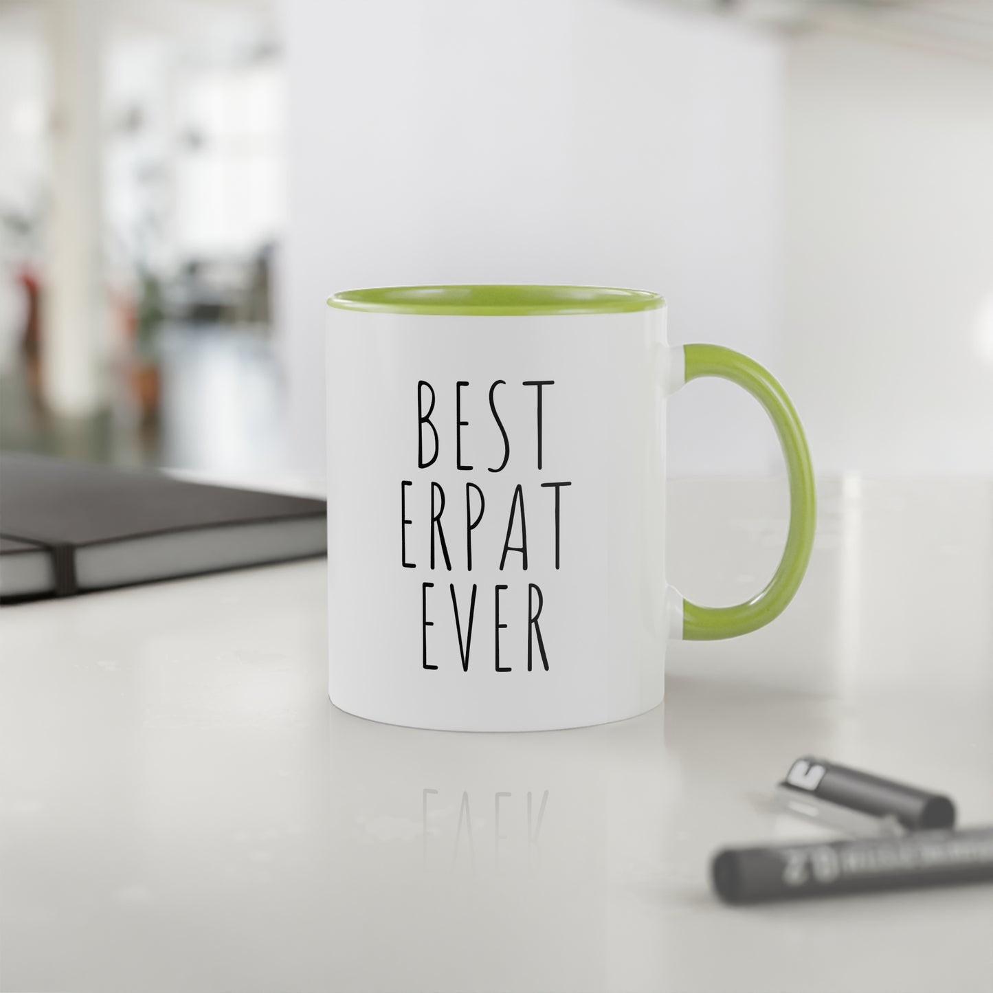 Best ERPAT Ever White Accent Mug, 11oz