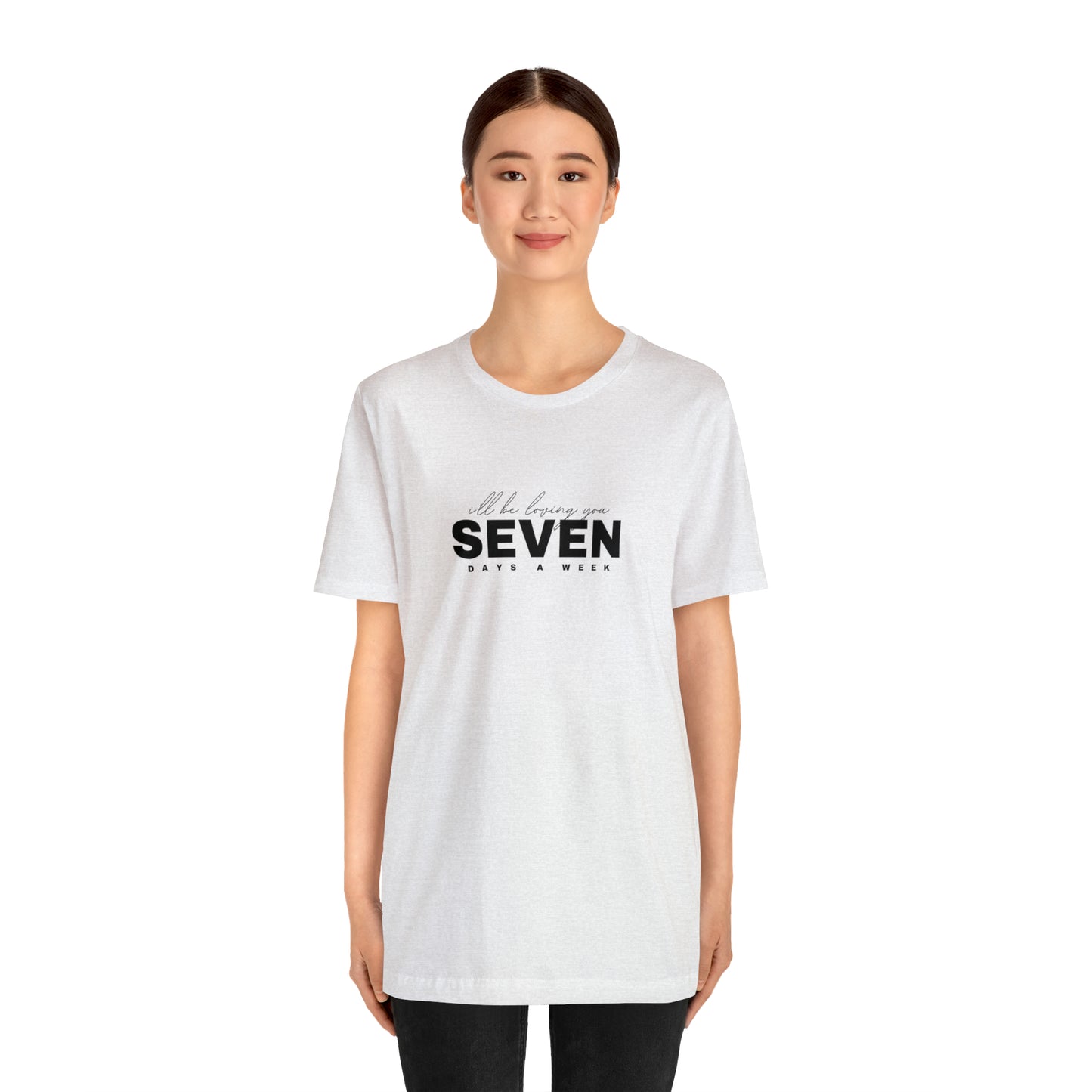 Jung Kook x SEVEN Days a Week Unisex Jersey Short Sleeve Tee