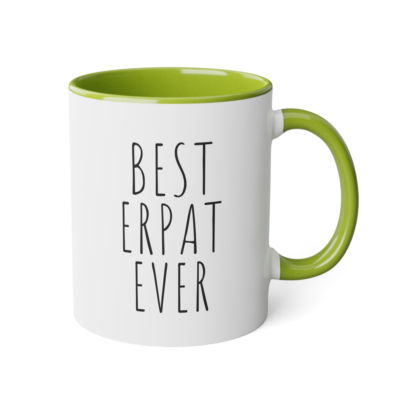 Best ERPAT Ever White Accent Mug, 11oz