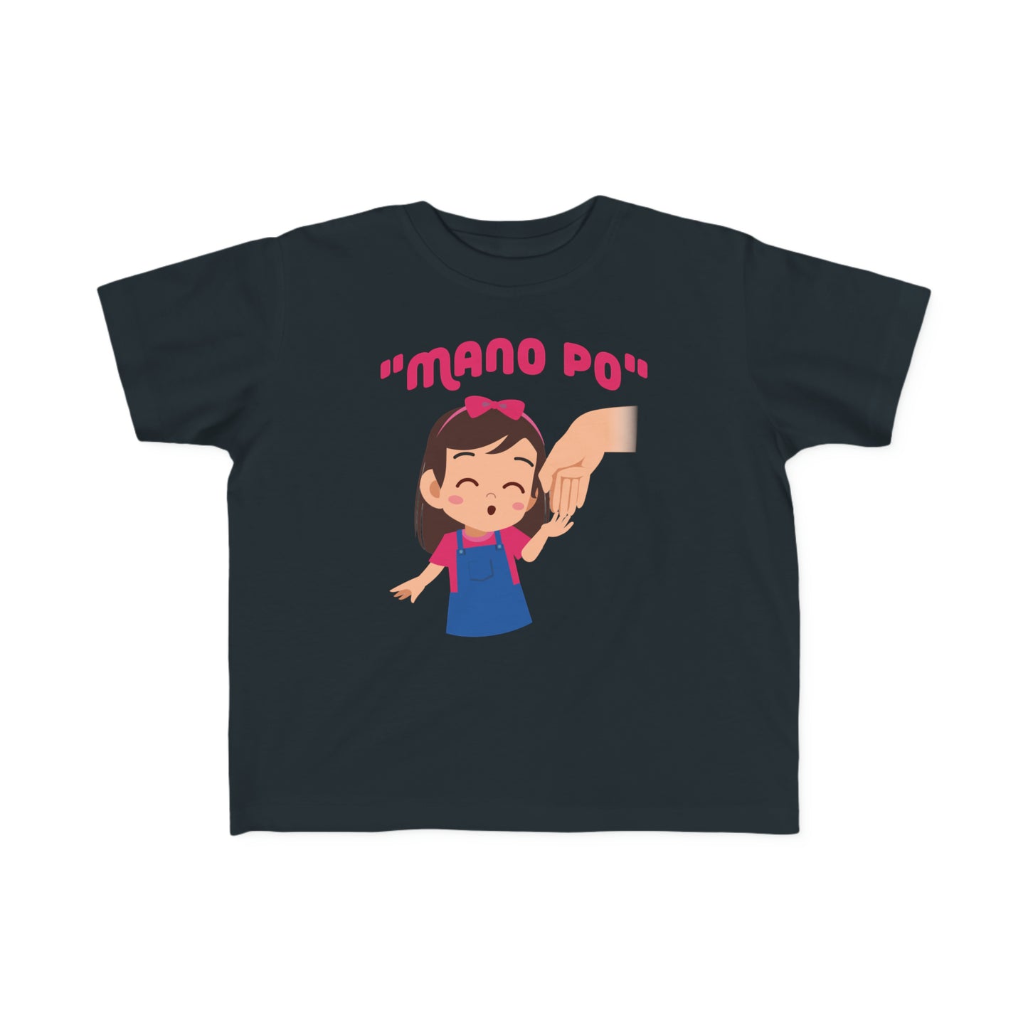 "MANO PO" Girl Toddler's Fine Jersey Tee