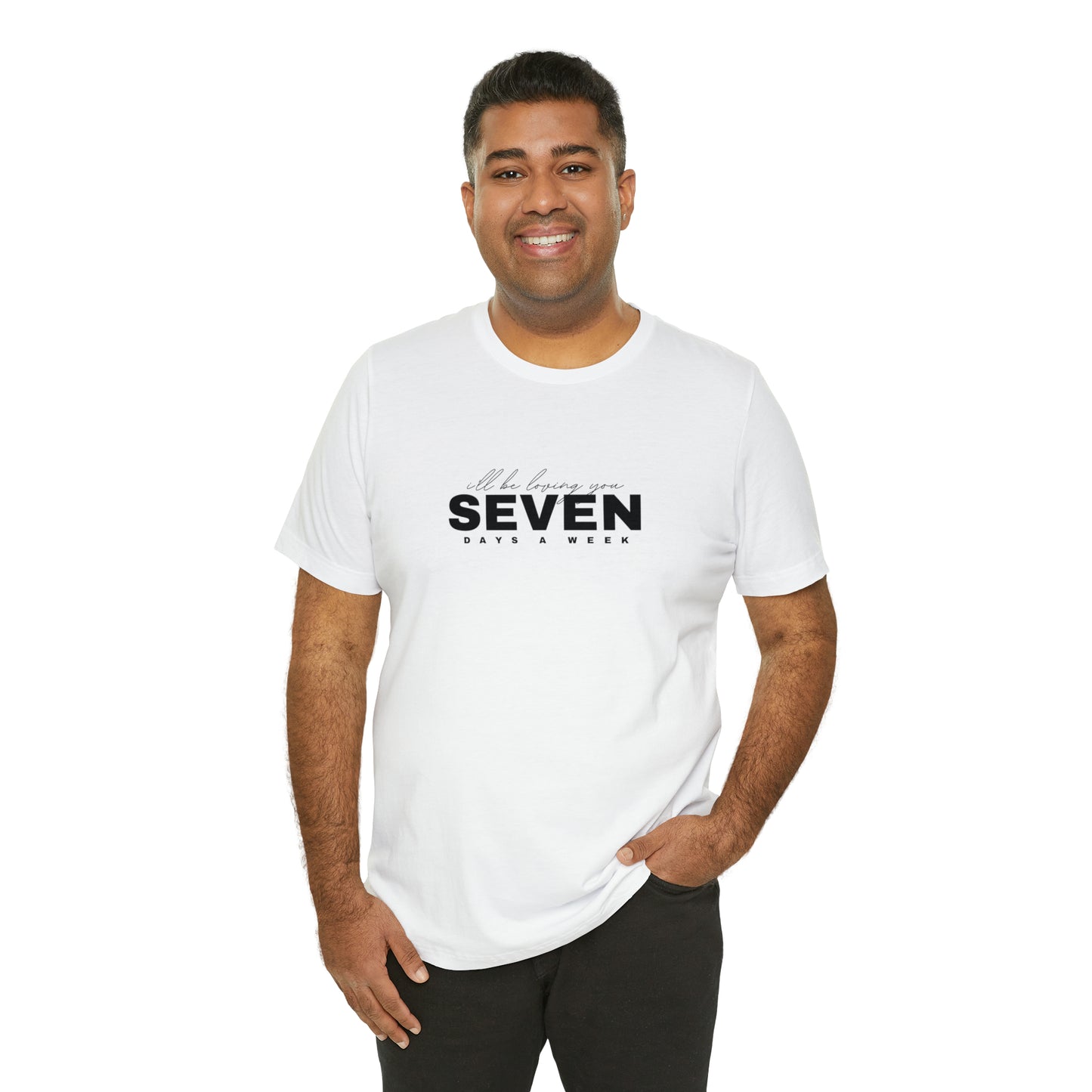 Jung Kook x SEVEN Days a Week Unisex Jersey Short Sleeve Tee