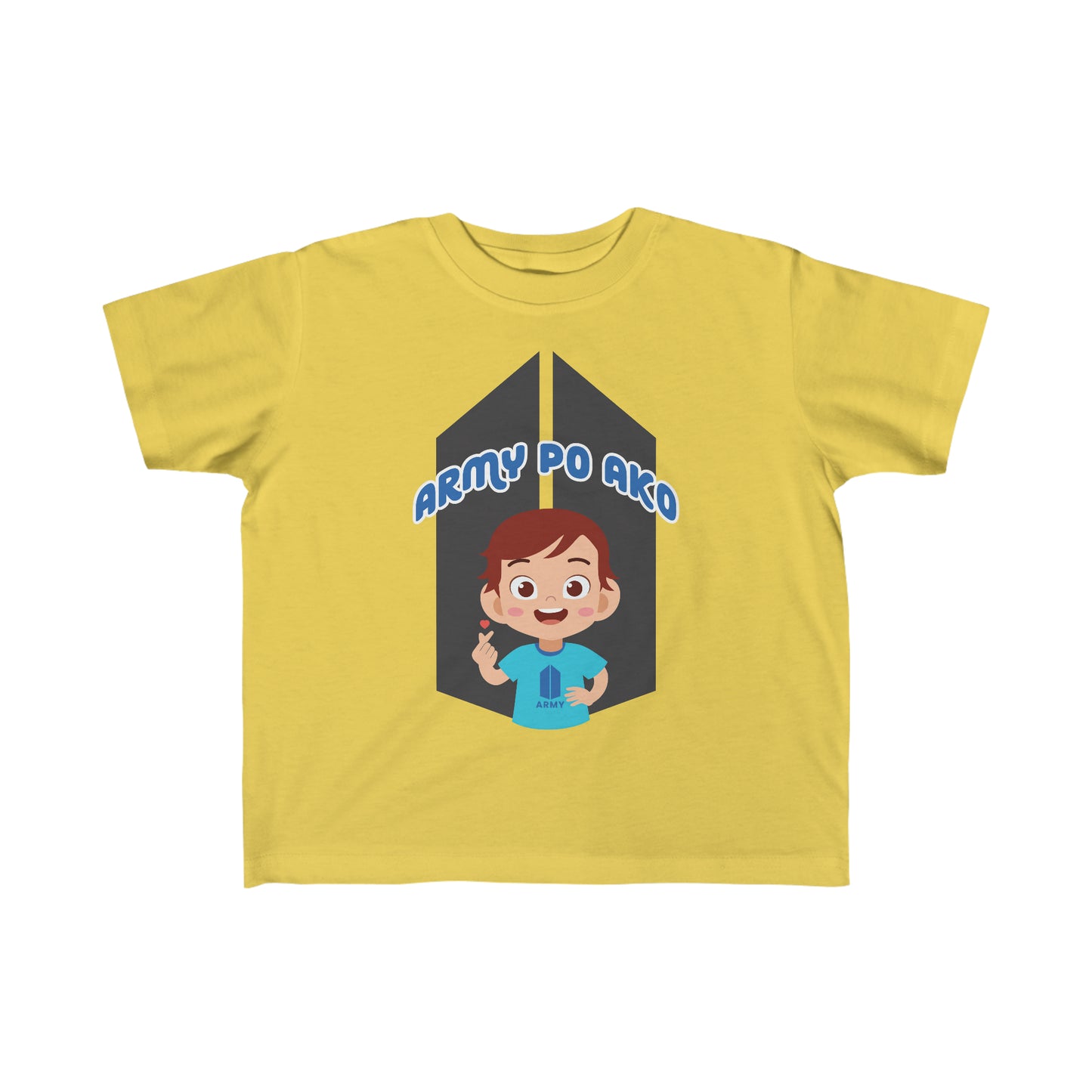 "ARMY PO AKO" Boy Toddler's Fine Jersey Tee