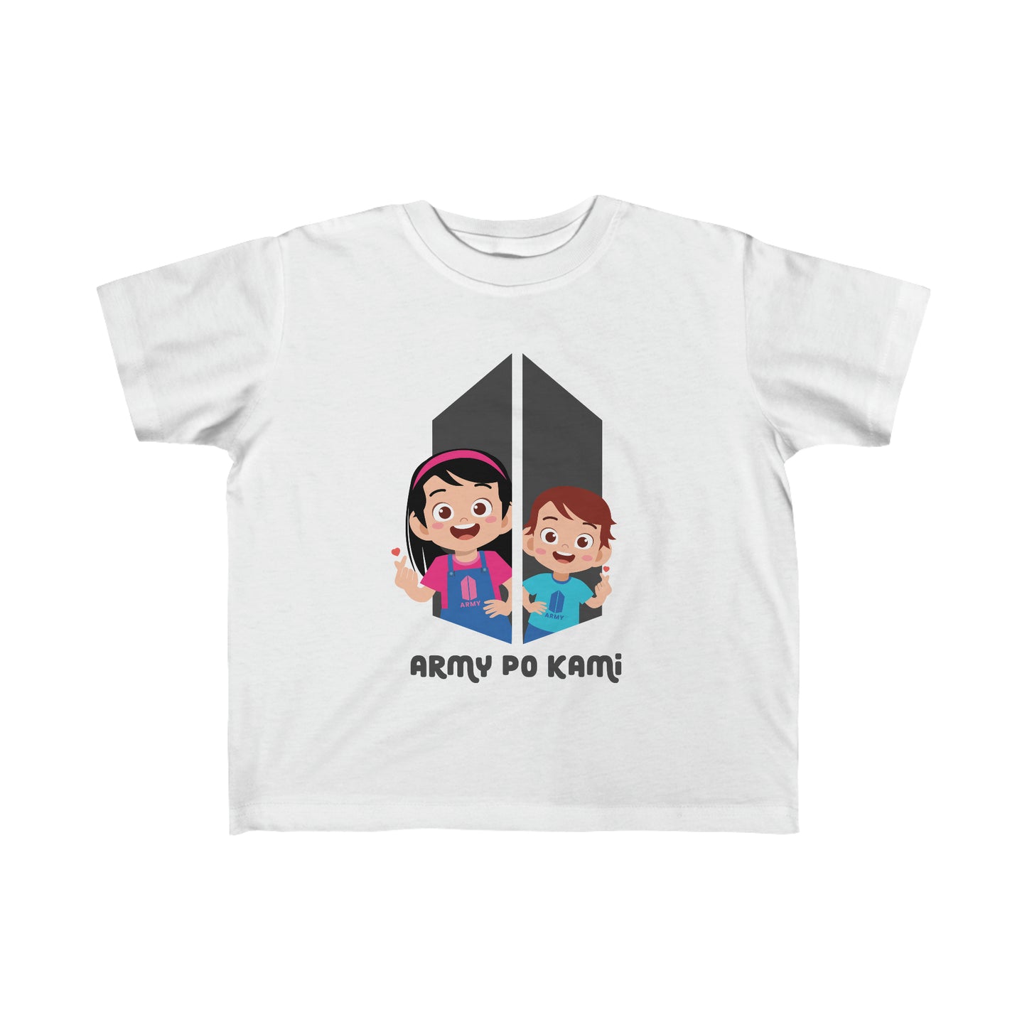 "ARMY PO KAMI" Toddler's Fine Jersey Tee