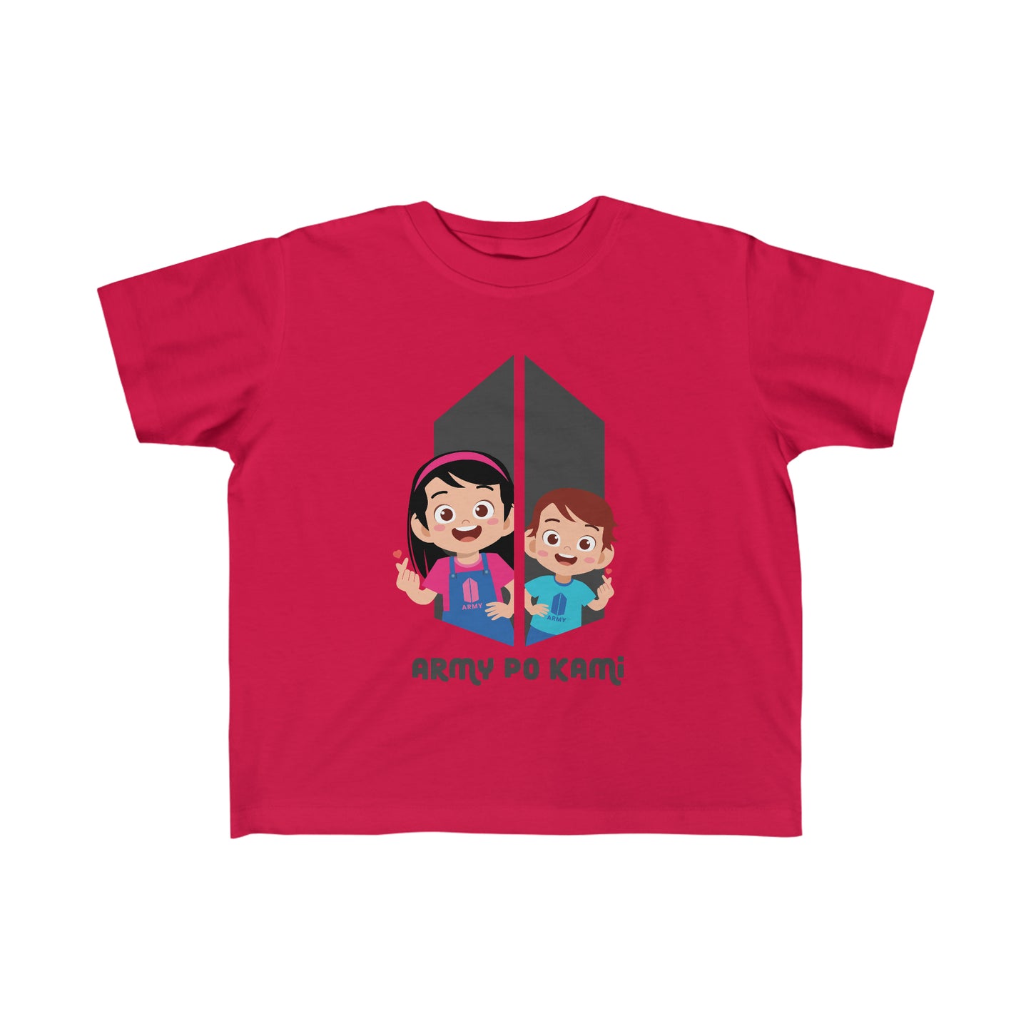 "ARMY PO KAMI" Toddler's Fine Jersey Tee