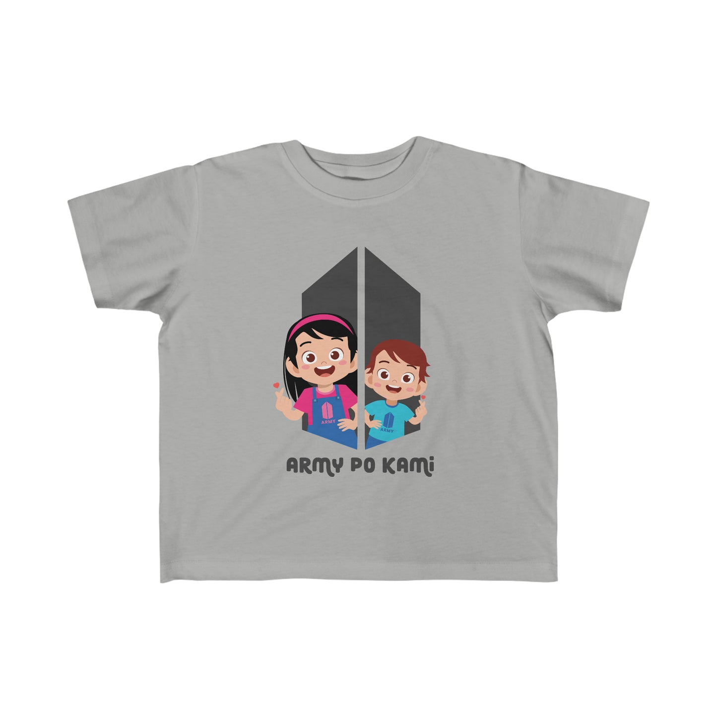 "ARMY PO KAMI" Toddler's Fine Jersey Tee