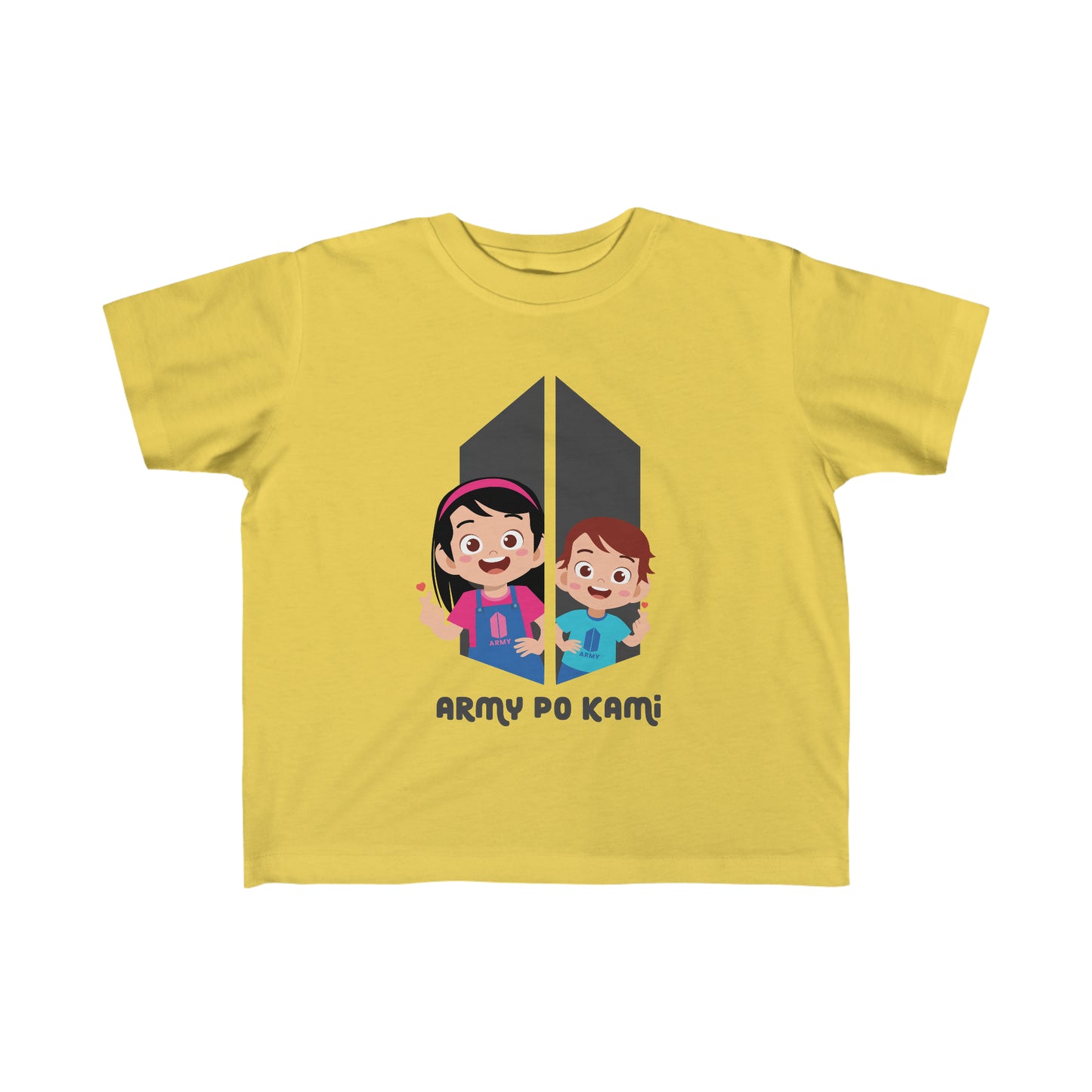 "ARMY PO KAMI" Toddler's Fine Jersey Tee