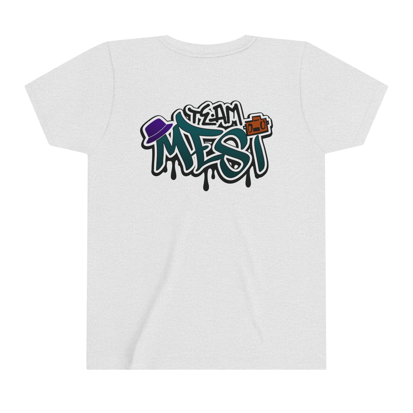 Team Mesi Youth Logo/Graffiti Short Sleeve Tee