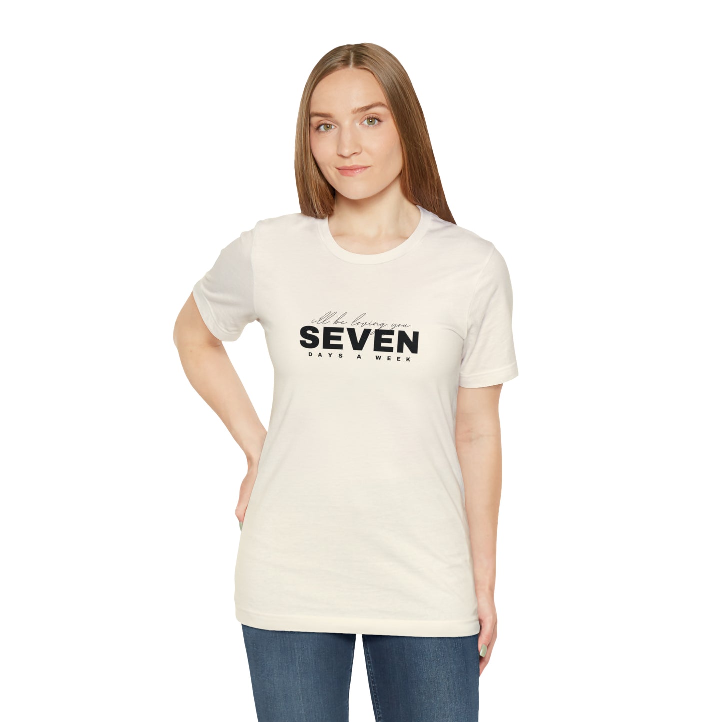 Jung Kook x SEVEN Days a Week Unisex Jersey Short Sleeve Tee