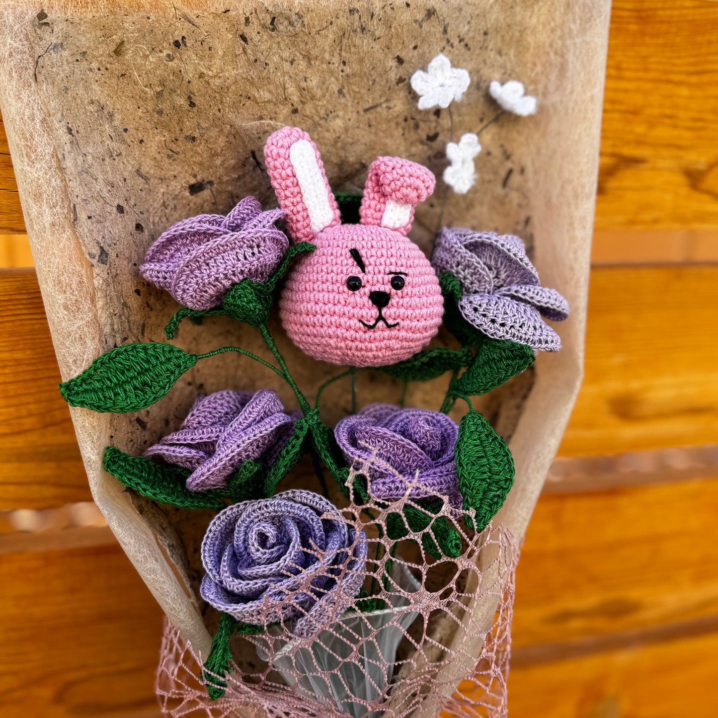 Crochet BT21 Flower Bouquet