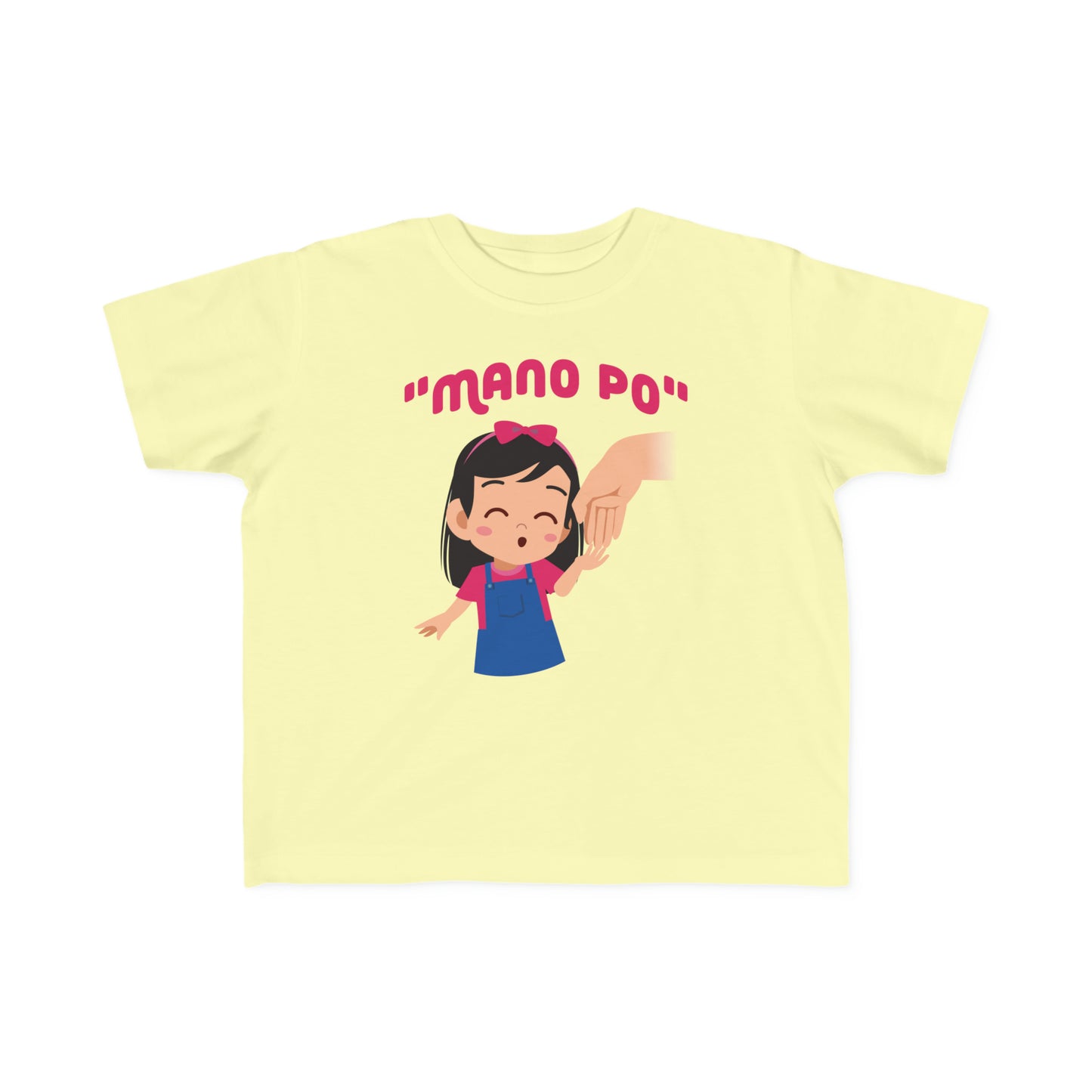 "MANO PO" Girl Toddler's Fine Jersey Tee