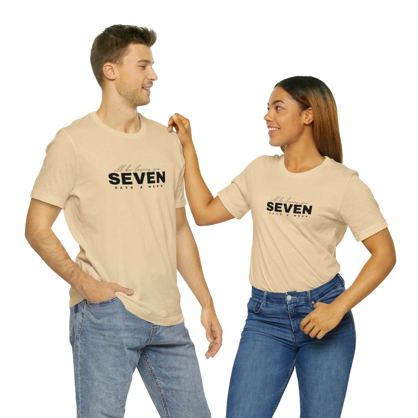 Jung Kook x SEVEN Days a Week Unisex Jersey Short Sleeve Tee