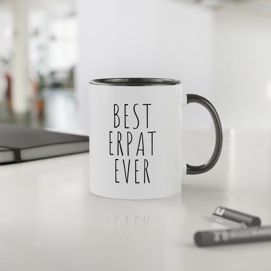 Best ERPAT Ever White Accent Mug, 11oz