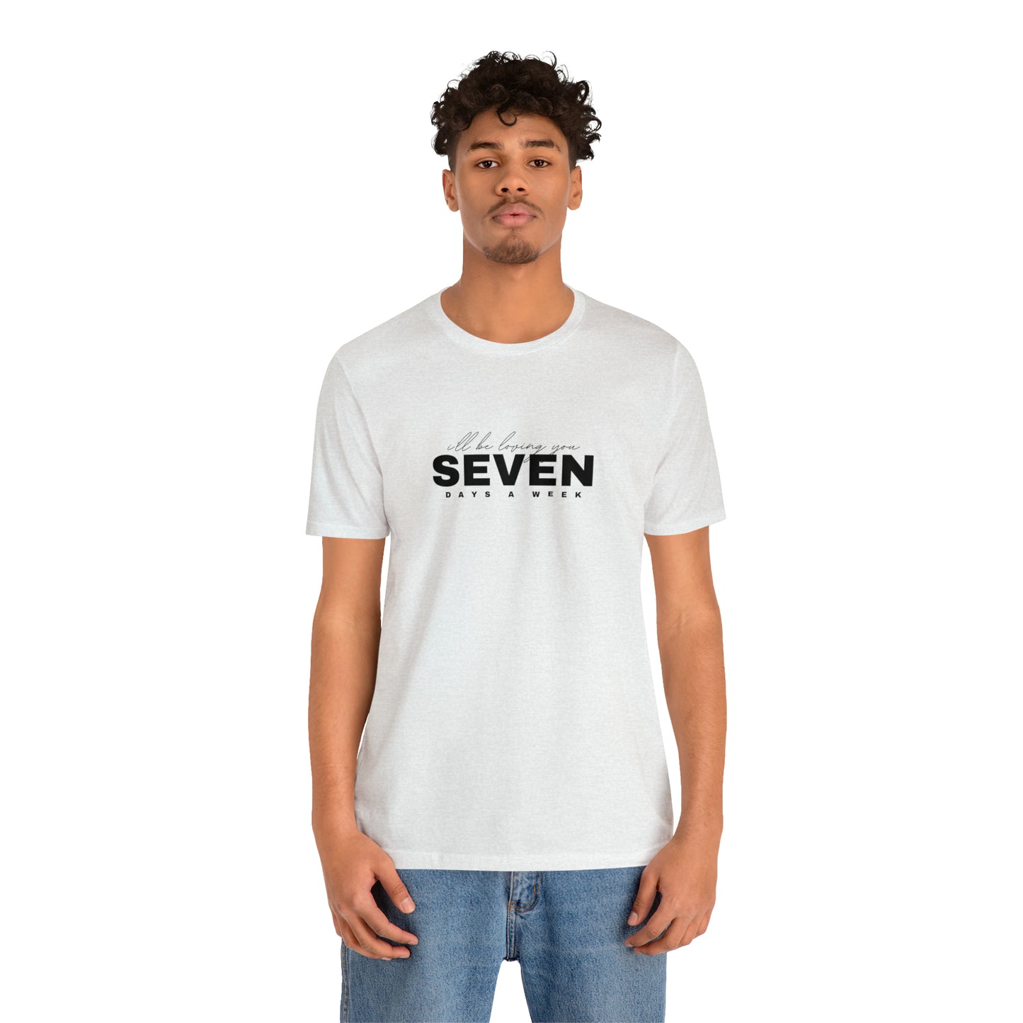 Jung Kook x SEVEN Days a Week Unisex Jersey Short Sleeve Tee