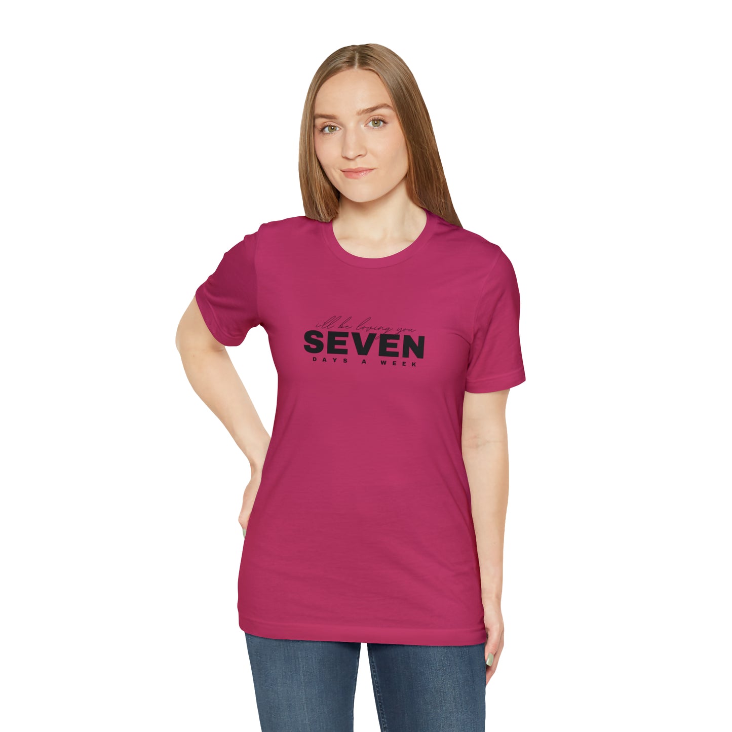 Jung Kook x SEVEN Days a Week Unisex Jersey Short Sleeve Tee