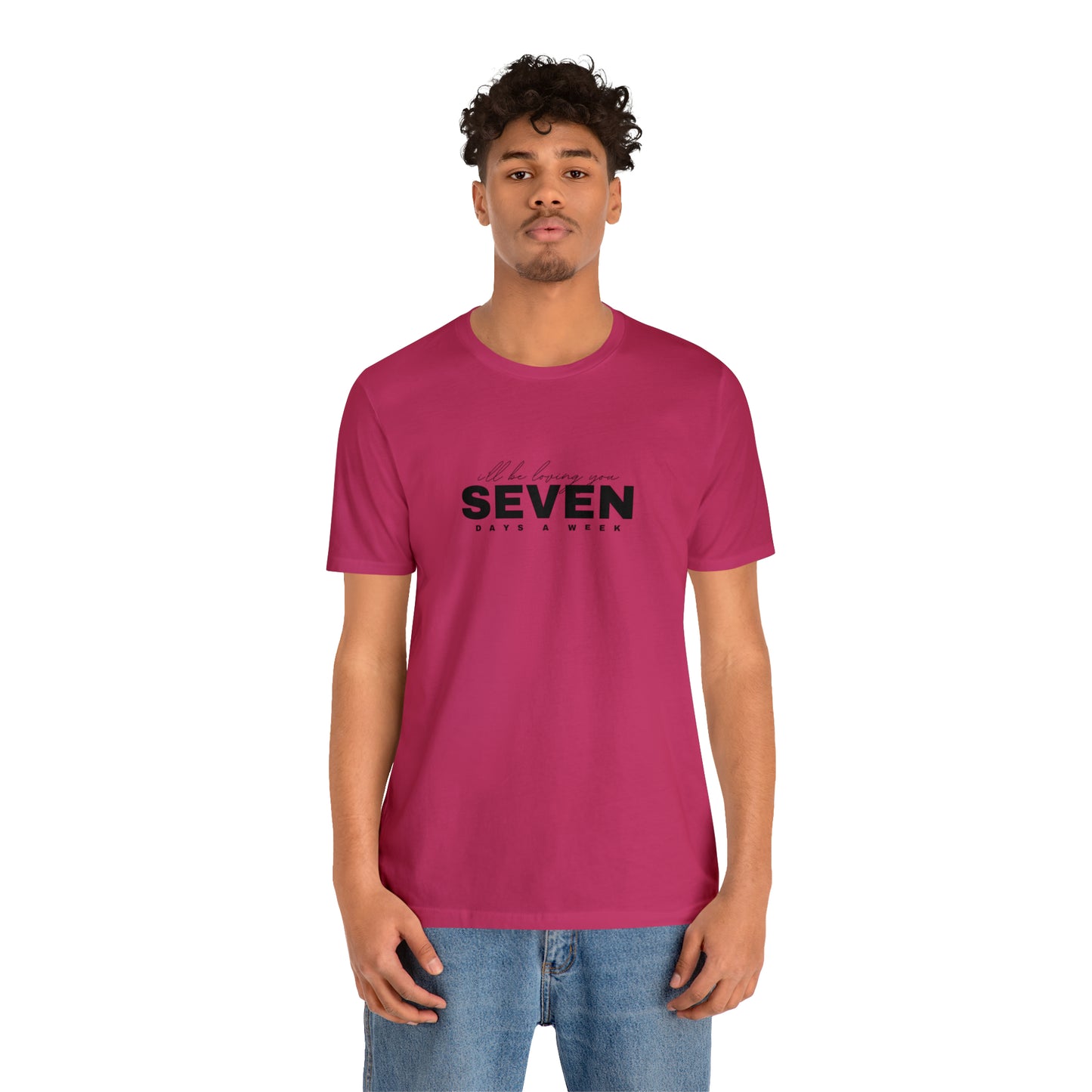 Jung Kook x SEVEN Days a Week Unisex Jersey Short Sleeve Tee