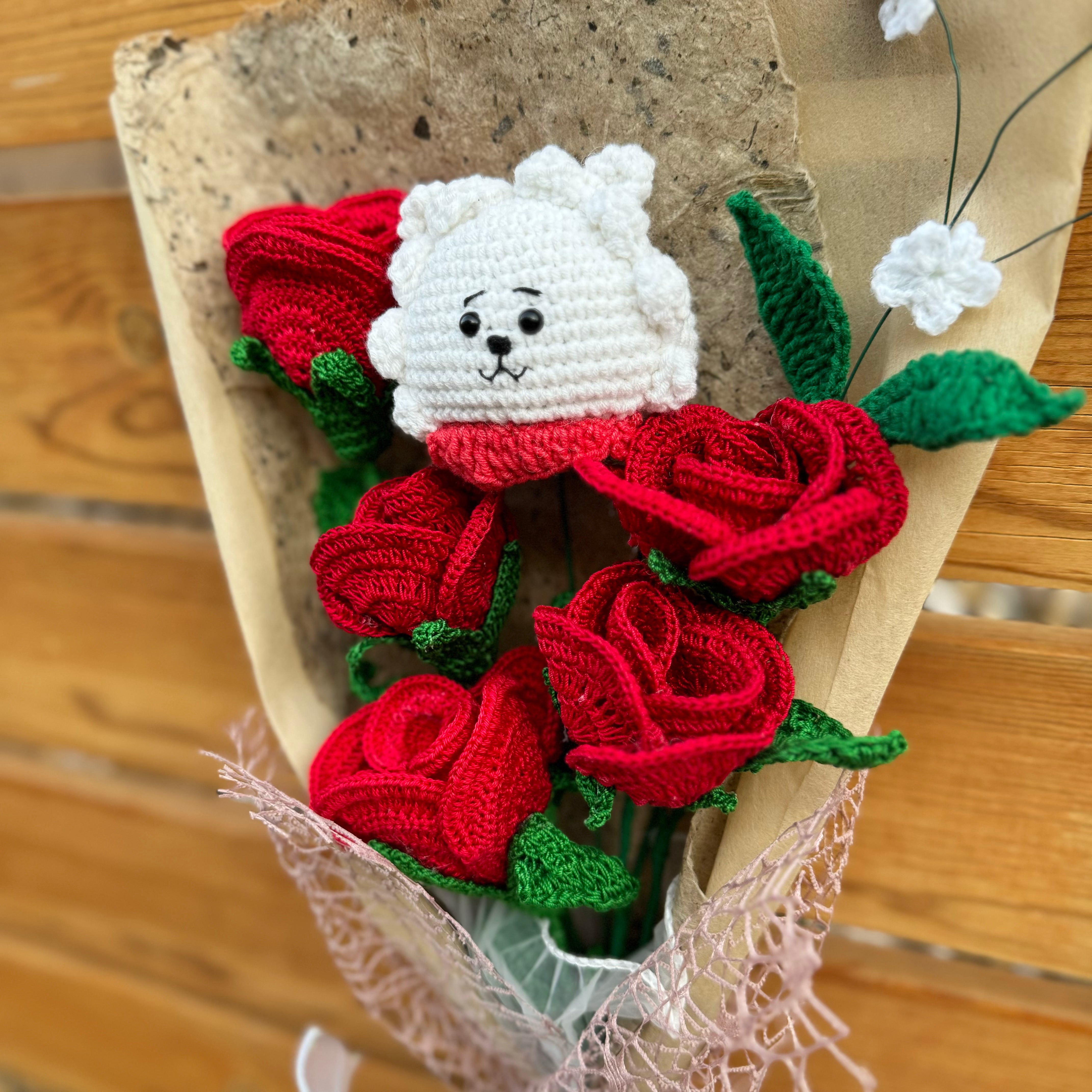 Cooky and chimmy deals bt21 handmade flower