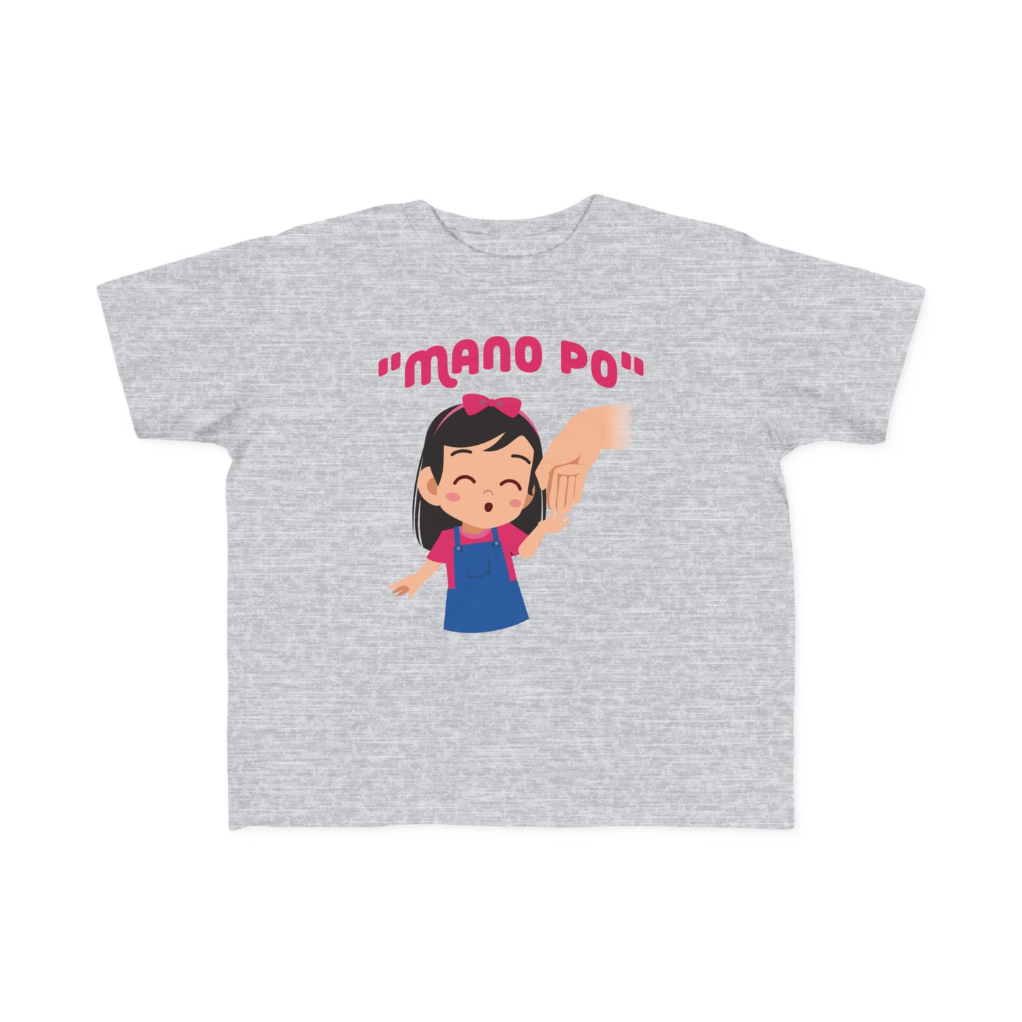 "MANO PO" Girl Toddler's Fine Jersey Tee