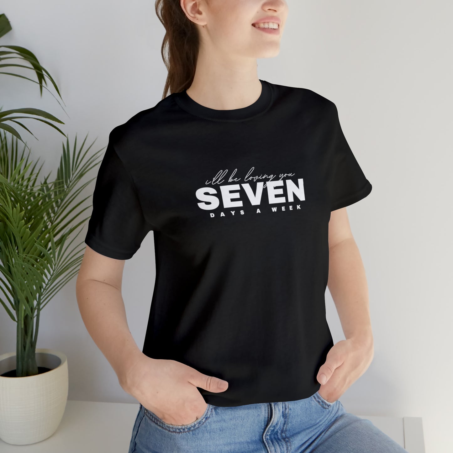 Jung Kook x SEVEN Days a Week Unisex Jersey Short Sleeve Tee