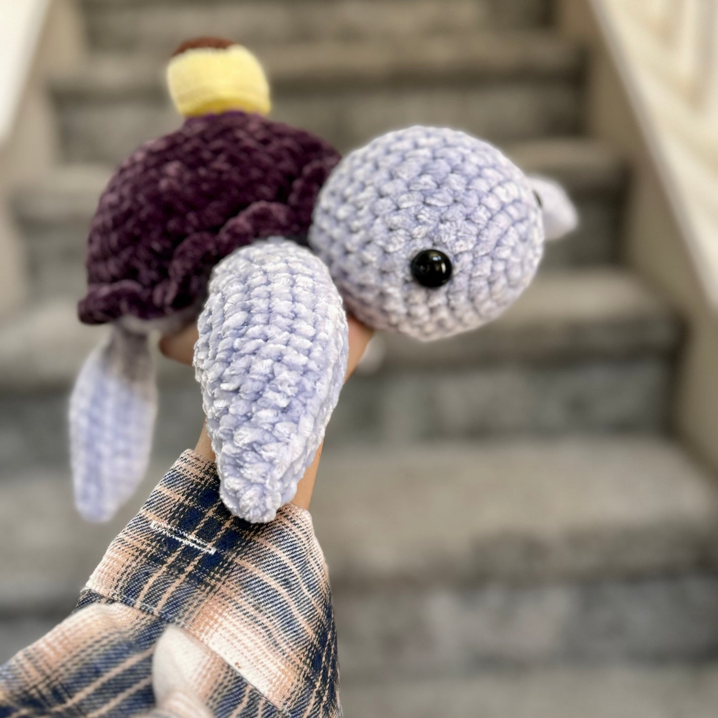 Crochet Turtle with Leche Flan | Ice Cream Turtle