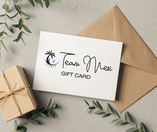 Team Mesi Studio Gift Card