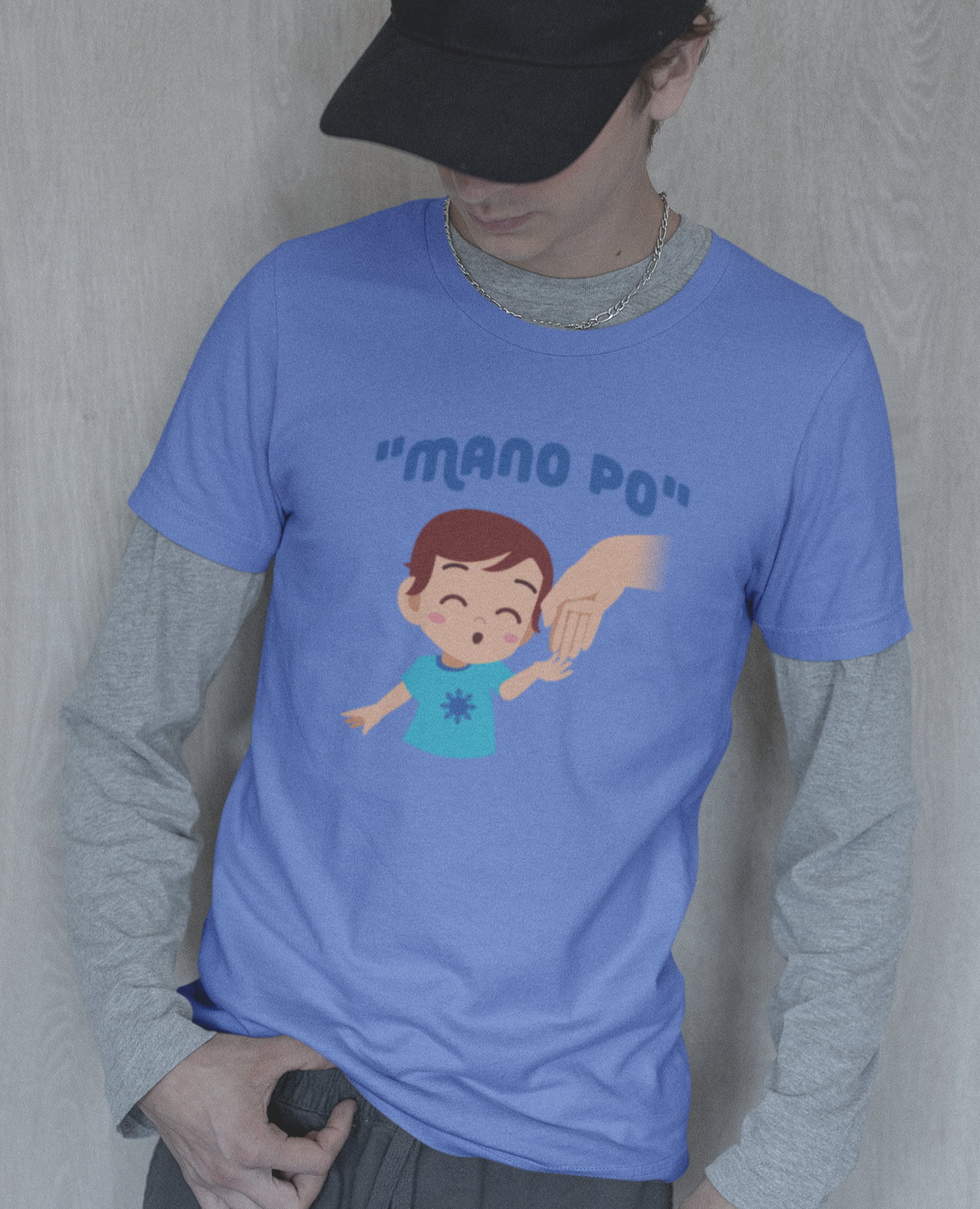 "MANO PO" Boy Youth/Kids Short Sleeve Tee