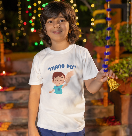 "MANO PO" Boy Toddler's Fine Jersey Tee