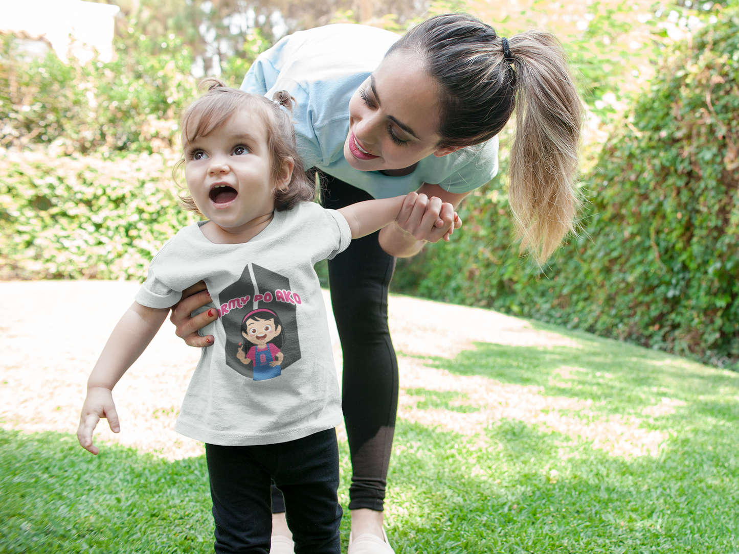 "ARMY PO AKO" Baby Girl/Infant Fine Jersey Tee