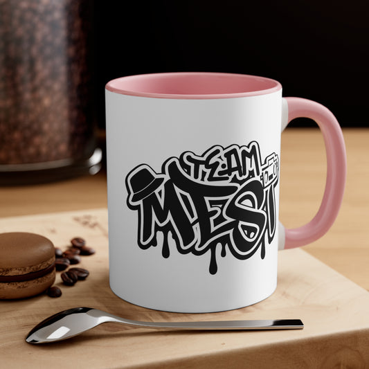 Team Mesi Accent Coffee Mug, 11oz