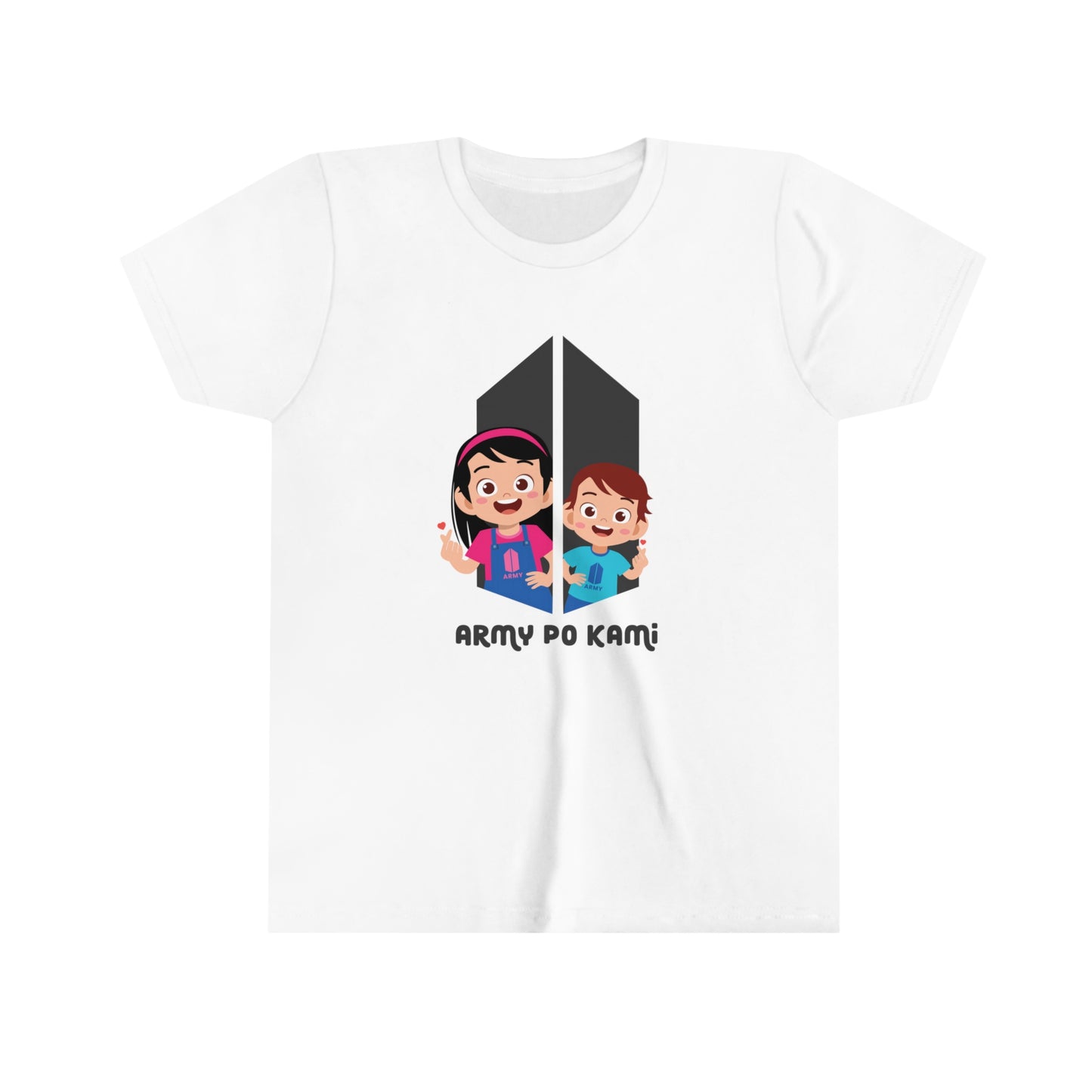 "ARMY PO KAMI" Youth/Kids Short Sleeve Tee