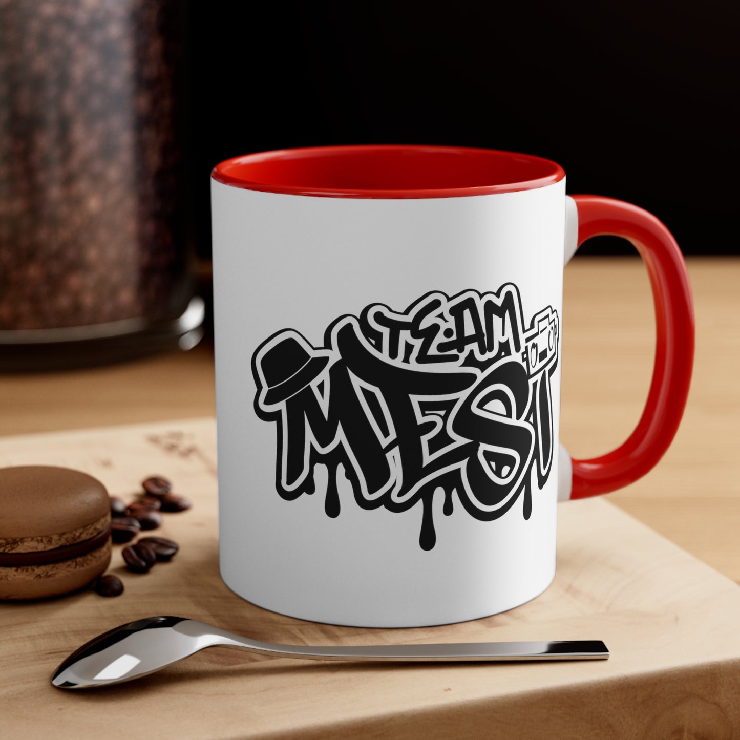 Team Mesi Accent Coffee Mug, 11oz