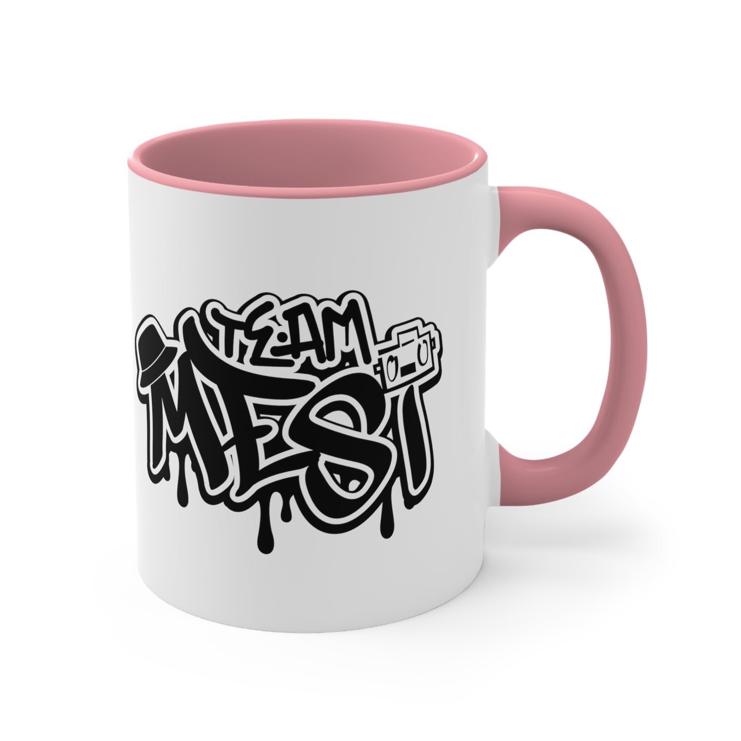 Team Mesi Accent Coffee Mug, 11oz