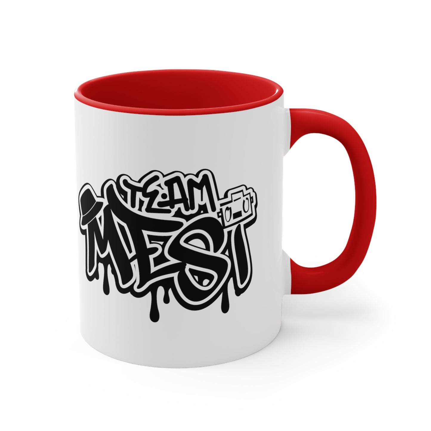 Team Mesi Accent Coffee Mug, 11oz